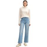 TOM TAILOR T-shirt met lange mouwen voor dames, 33962 - Doeskin Melange, XXL