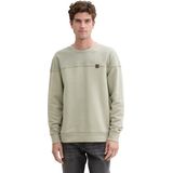 Tom Tailor Trui Sweatshirt Met Logobadge 1044040xx10 15615 Mannen