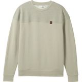 Tom Tailor Trui Sweatshirt Met Logobadge 1044040xx10 15615 Mannen
