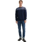 Tom Tailor Trui Sweatshirt Met Logobadge 1044040xx10 10668 Mannen