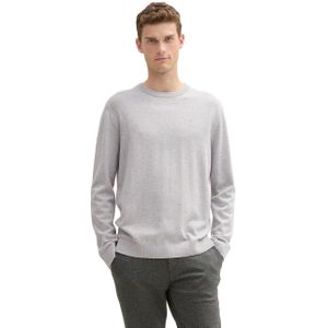 TOM TAILOR - 15398 - Trui - Light Stone Grey Melange