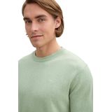 Tom Tailor - Trui - Groen - 100% Katoen