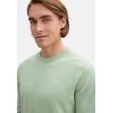 Tom Tailor - Trui - Groen - 100% Katoen