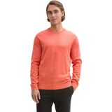 Tom Tailor - Gebreide Trui - Oranje - 100% Katoen