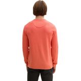 Tom Tailor - Gebreide Trui - Oranje - 100% Katoen