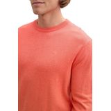Tom Tailor - Gebreide Trui - Oranje - 100% Katoen