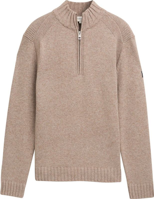 Tom Tailor Trui Troyer Trui Met Geribde Details 1044558xx10 36965 Mannen