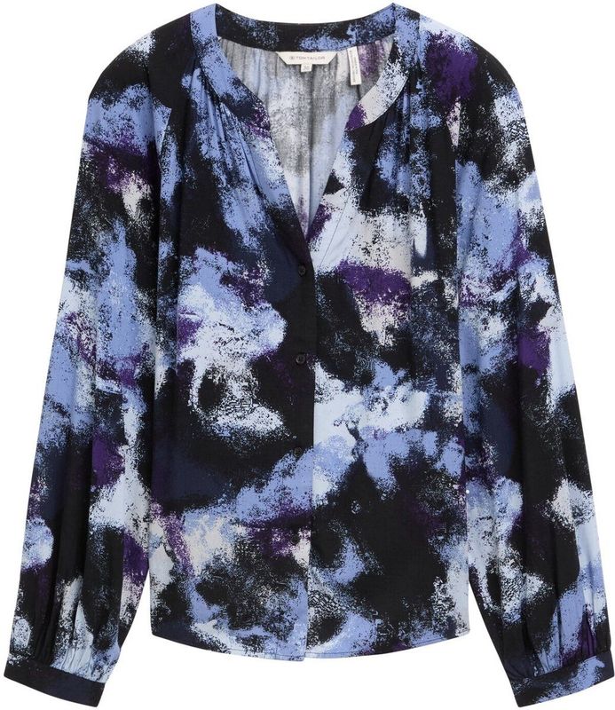 Blouse - Geometrisch Patroon - Viscose - Losse Pasvorm