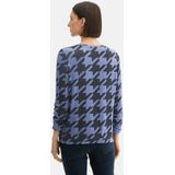 Tom Tailor - T-shirt - Blauw - 36893 - Dames
