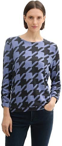 Tom Tailor - T-shirt - Blauw - 36893 - Dames