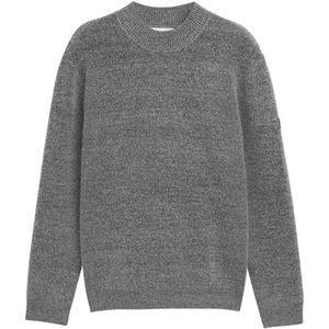 TOM TAILOR - Trui - Grijs Gemêleerd - Knitwear - Lange Mouw