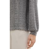 TOM TAILOR - 36824 - T-shirt - Printed Heringbone Structuur - Lange Mouwen
