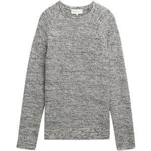 TOM TAILOR DENIM - Trui - Zwart / Wit - Knitwear - Losse Pasvorm