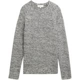 TOM TAILOR Denim heren trui, 36873 - White Black Structure Mix, XXL