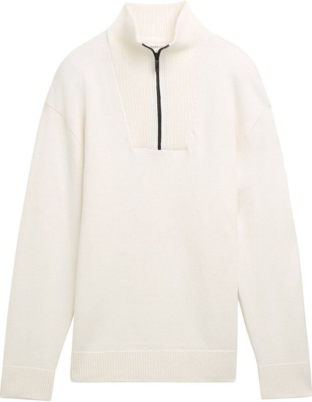 TOM TAILOR DENIM - Trui - Wolwit - Knitwear - Losse Pasvorm