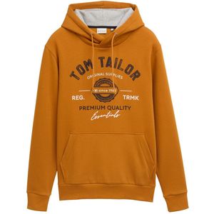 TOM TAILOR - Sweatshirt - Peanut Butter Brown - Heren - 10821