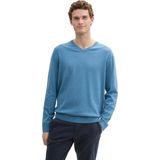 Tom Tailor - Gebreide Trui - Turquoise - Katoen