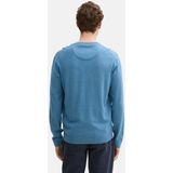 Tom Tailor - Gebreide Trui - Turquoise - Katoen