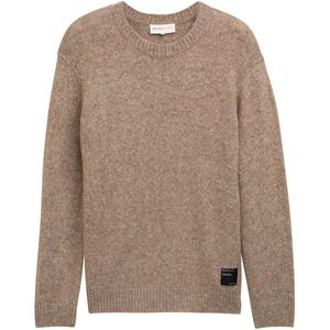 TOM TAILOR DENIM - Trui - Camel / Zwart - Lange Mouw