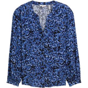 Tom Tailor - Blouse - Dames - Lange Mouwen - Optimale Pasvorm - Hoog Draagcomfort