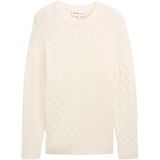 TOM TAILOR DENIM - Trui - Beige - Katoen - Losse Pasvorm