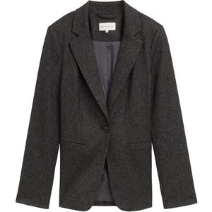 Tom Tailor - Damesblazer - Mêlee - Polyestermix - Reverskraag