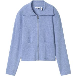 TOM TAILOR - Gebreid Vest - Blauw