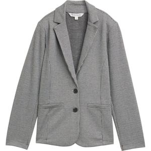Gedessineerde Blazer - Zijdelingse Naden - Jersey - Smalle Pasvorm