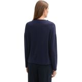 TOM TAILOR - 10668 - Sweatshirt - Sky Captain Blue - Dames