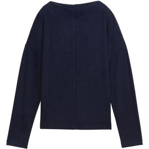 TOM TAILOR Sweatshirt voor dames, 10668 - Sky Captain Blue, XXL