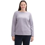 Tom Tailor - Gebreide Trui - Lavendel - Lange Mouw - Normale Pasvorm