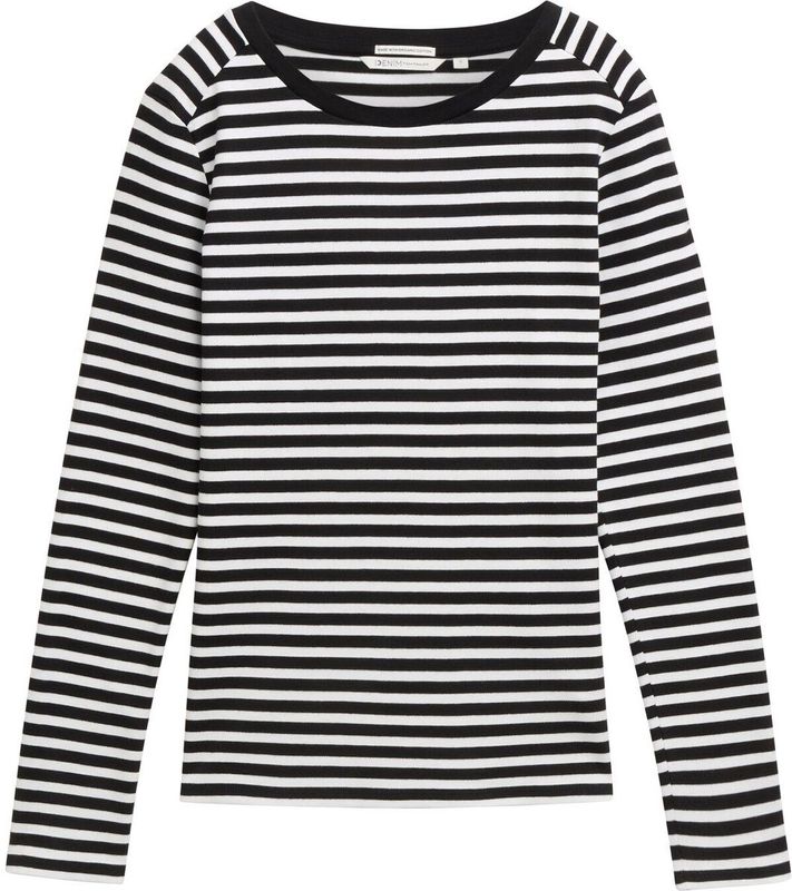 T-shirt - Klassiek Gestreept - Lange Mouwen - Zacht Biologisch Katoen