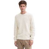 TOM TAILOR heren trui, 36975 - Offwhite Multicolor Neps, XXL