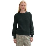 TOM TAILOR - Denim - Damestrui - Dark Gable Green - Casual met Raglanmouwen