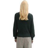 TOM TAILOR - Denim - Damestrui - Dark Gable Green - Casual met Raglanmouwen