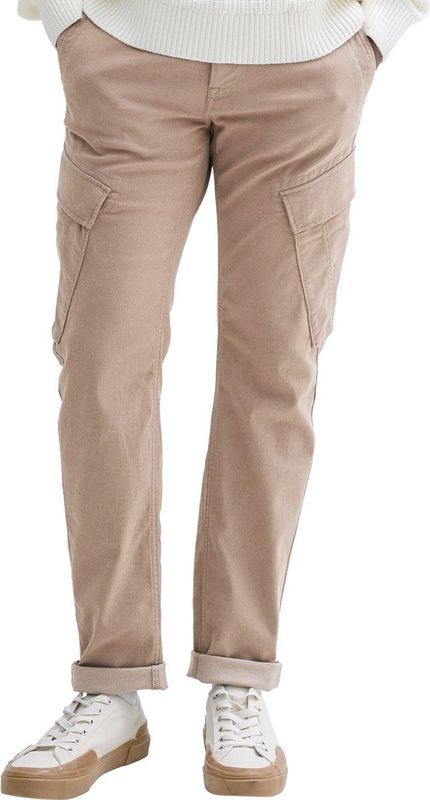 Tom Tailor - Worker - Heren - Bruin - Katoen - 1044390 Tapered Cargo