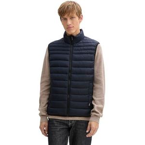 TOM TAILOR heren vest, 10668 - Sky Captain Blue, L