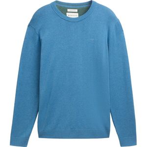 Tom Tailor - Casual Trui - Blauw - 100% Katoen