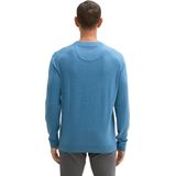 Tom Tailor - Casual Trui - Blauw - 100% Katoen