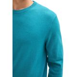 Tom Tailor - Gemêleerde Trui - Blauw - 100% Katoen