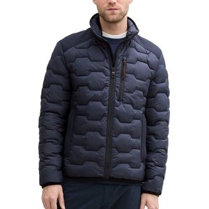 TOM TAILOR - 10668 - Jas - Sky Captain Blue - Gewatteerd, Water- en Vuilafstotend, REPREVE