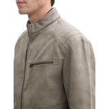 Tom Tailor - 1044633 - Bikerjack - Zwart - 100% Polyurethaan