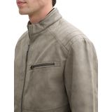 Tom Tailor - 1044633 - Bikerjack - Zwart - 100% Polyurethaan