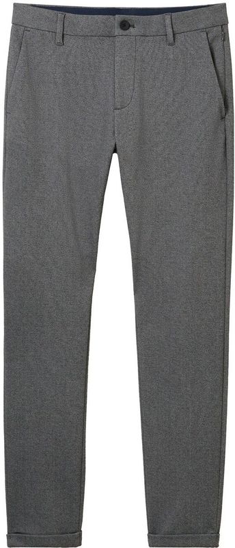 TOM TAILOR - Chino 'Travis' - Donkergrijs - Slimfit