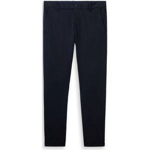 Tom Tailor - JERSEY SLIM CHINO - Chino Broek - Blauw