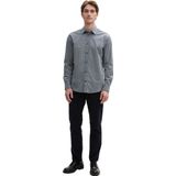 Tom Tailor - Printed Stretch - Overhemd - Ecru - 97% Katoen, 3% Elastaan