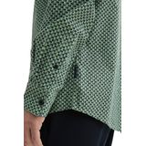 Tom Tailor - 1045934xx10 - Overhemd - Groen - 97% Katoen, 3% Elastan, Regular Fit