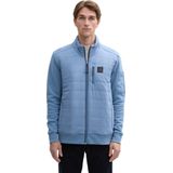 Tom Tailor - Sweatvest - Blauw - Heren - 100% Katoen