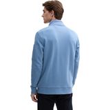 Tom Tailor - Sweatvest - Blauw - Heren - 100% Katoen