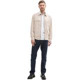 Tom Tailor - Overhemdjack - Effen - Regular Fit - Katoen en Linnen